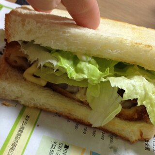 白身魚サンドイッチ